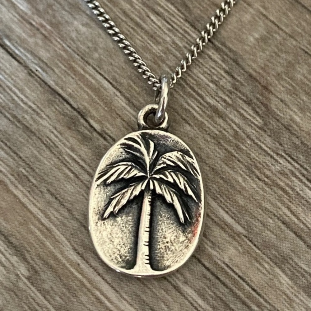 SOLD James Avery Palm Tree Necklace